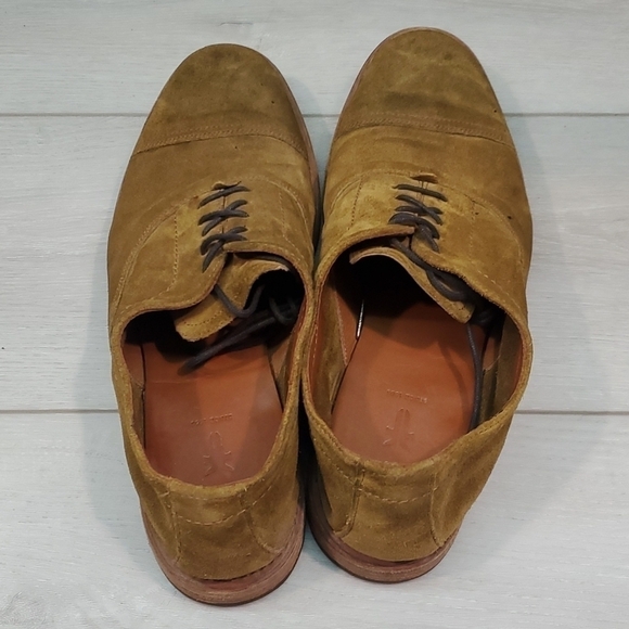 Frye Mens Paul Bal Suede Lace Up Oxford Loafer boots shoes sz 8.5D main image 14
